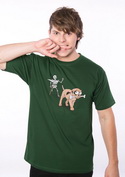 náhľad - Kostlivec zelené pánske tričko
