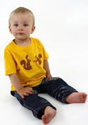náhľad - Veveričky žlté detské tričko