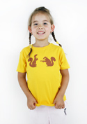 náhľad - Veveričky žlté detské tričko