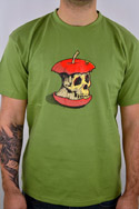 náhľad - Dead Apple zelené pánske tričko