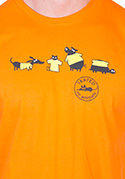 náhľad - Testované oranžové pánske tričko