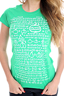 náhľad - Matematik zelené dámske tričko
