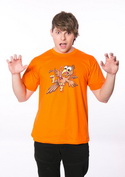 náhľad - Dážďovkovotrelec oranžové pánske tričko