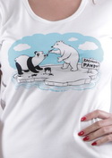 náhľad - Ľadové medvede dámske tričko