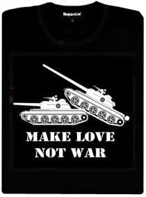 Detail návrhu Make love not war