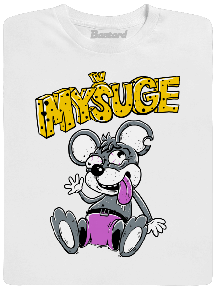Myšuge detské tričko White