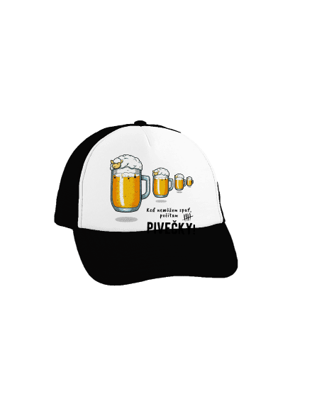 Pivečka šiltovka Black cap