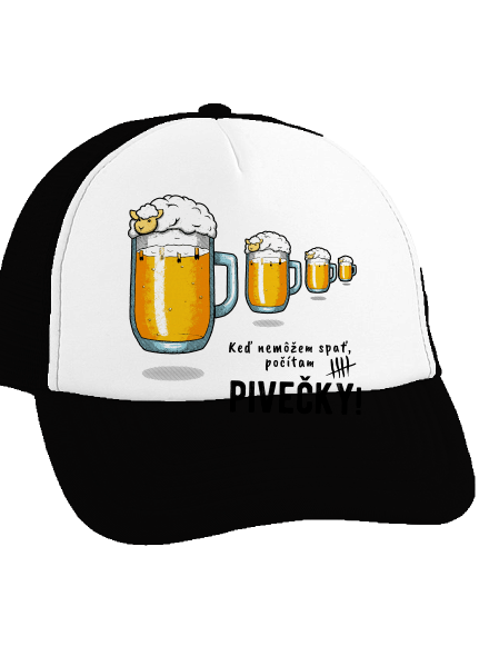 Pivečka šiltovka Black cap