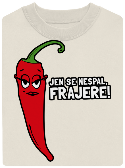 unisex mikina bez kapucne