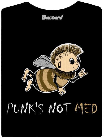 Punks Not Med dámske tričko Black