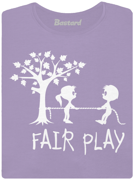 Fair play dámske tričko s lemom Lavender