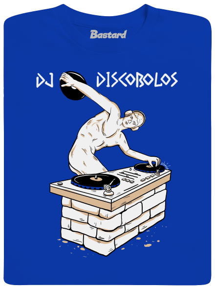 DJ Discobolos pánske tričko  Royal Blue