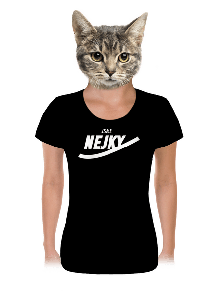 Nejky dámske tričko Black