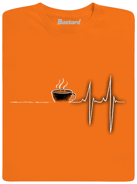 Coffee help pánske tričko Orange