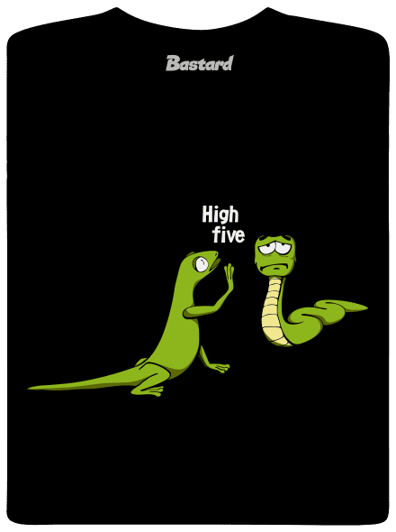 High Five detské tričko Black