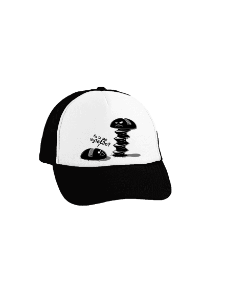 Vytočený šiltovka Black cap