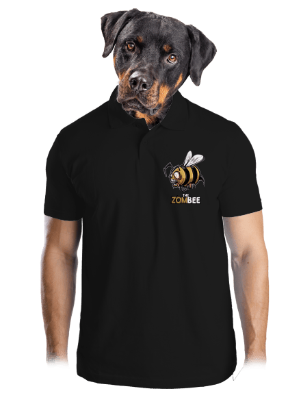 ZomBee - žltá pánska polokošeľa Black