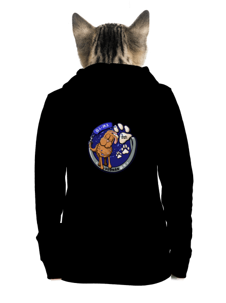 Psí horoskop: Vodnár dámska mikina na zips Black