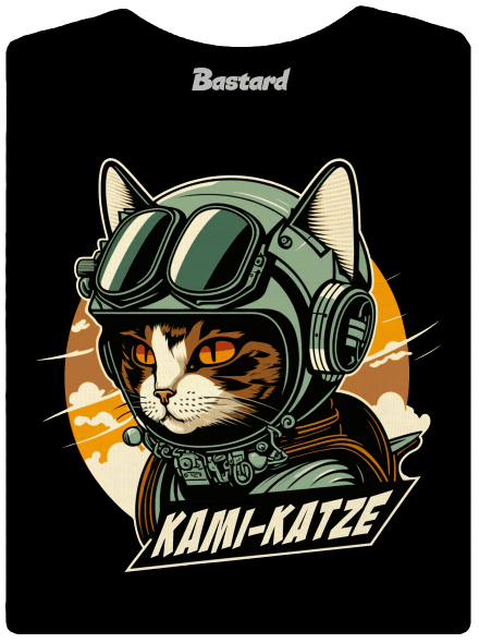 Kami-Katze dámske tričko Black