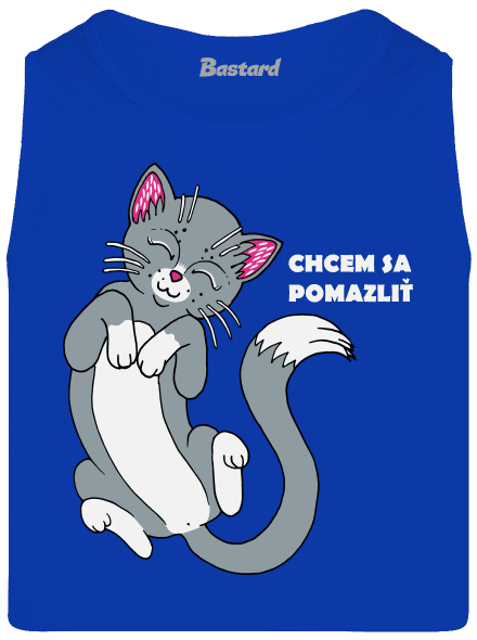 Chcem sa pomazliť pánske tielko  Royal Blue