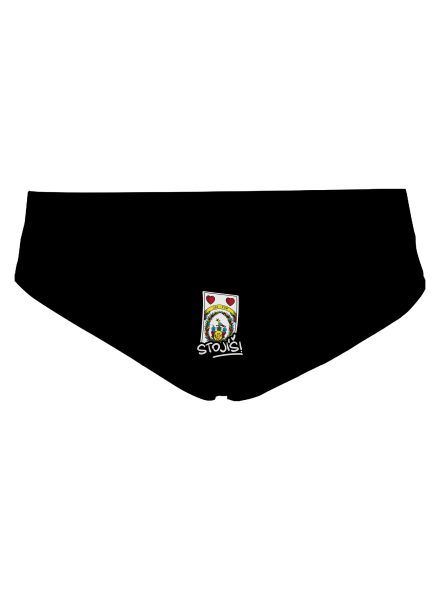 Karty Prší dámske nohavičky Black