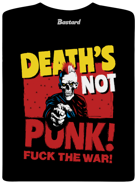 Death's not punk pánske tričko  Black