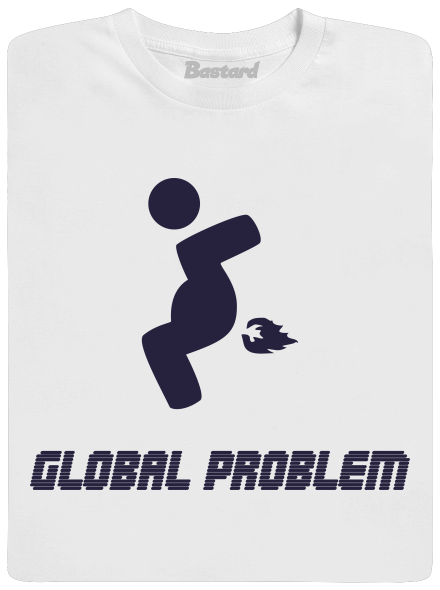 Global problem pánske tričko  White