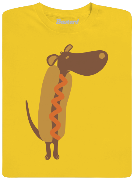 Hot dog pánske tričko  Gold