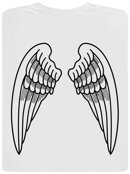 Krídla pánske tričko  White
