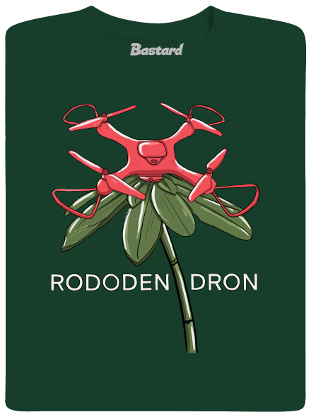 Rododendron pánske tričko  Bottle Green