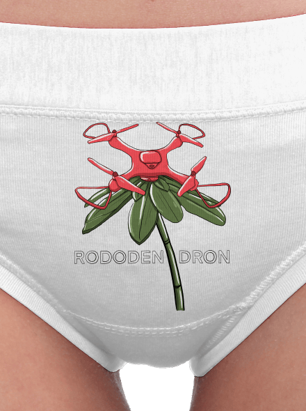 Rododendron dámske nohavičky  White