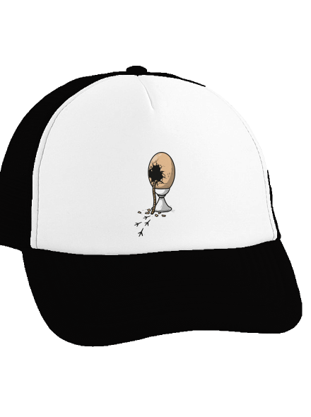 Vaječný utečenec šiltovka  Black cap