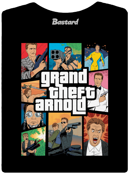 Grand Theft Arnold dámske tričko  Black