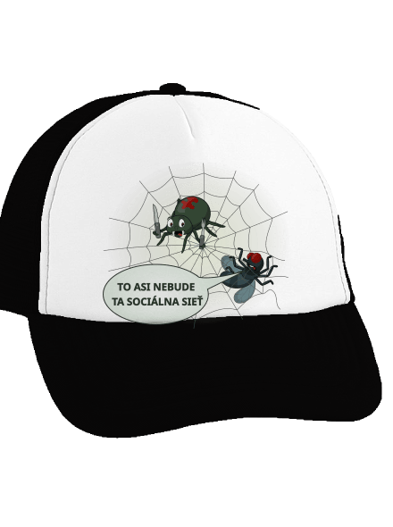 Sociálna sieť šiltovka  Black cap