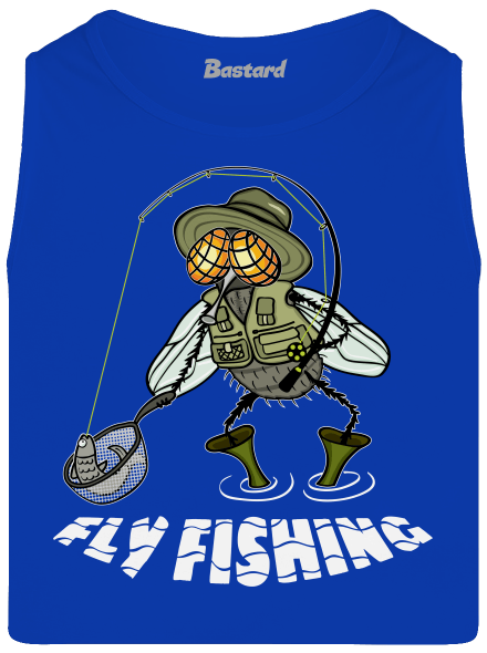 Fly fishing pánske tielko  Royal Blue