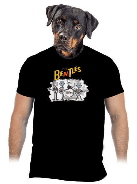 AI Beatles pánske tričko Black
