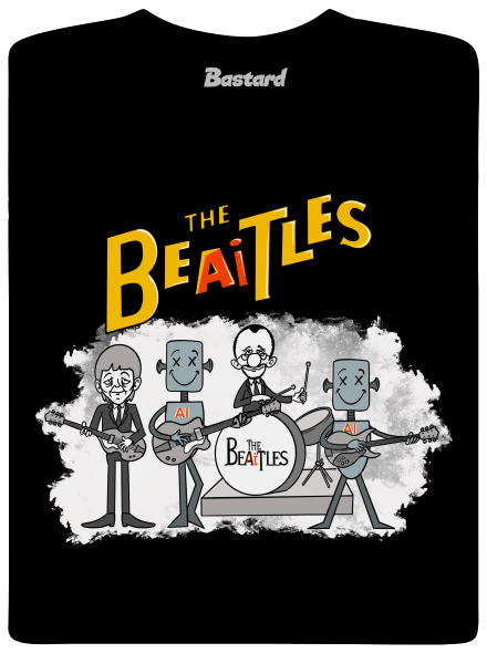 AI Beatles pánske tričko Black