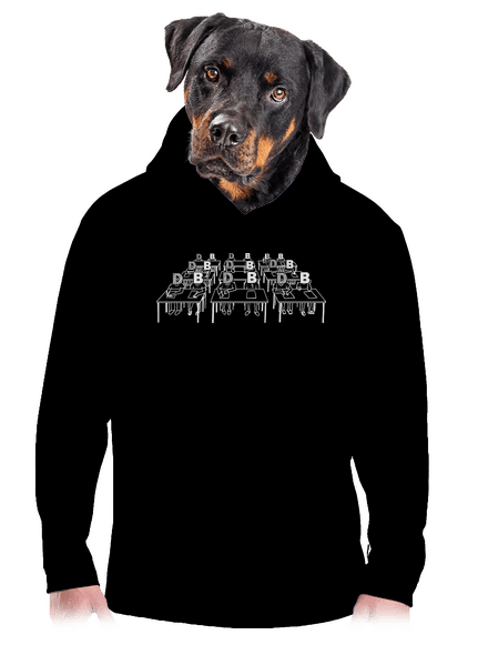 Cimrman: Debil, blbeček pánska mikina klokanka Black