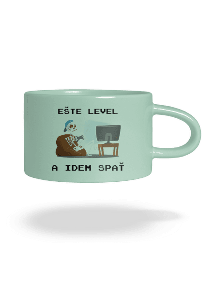 Ešte level hrnček makronka Mint Macaron