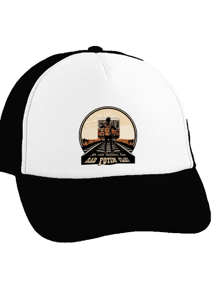 Fotím vlaky šiltovka  Black cap