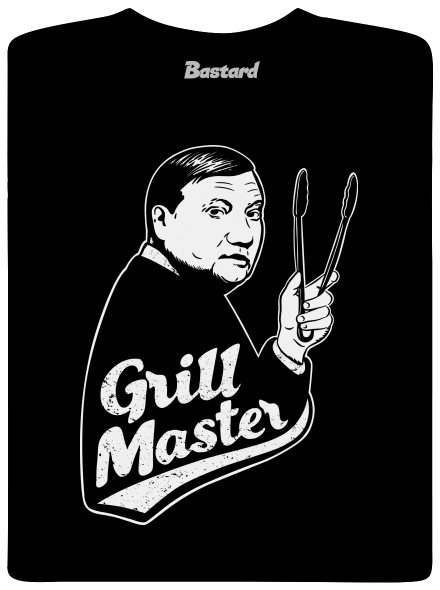 Grill master pánske tričko Black