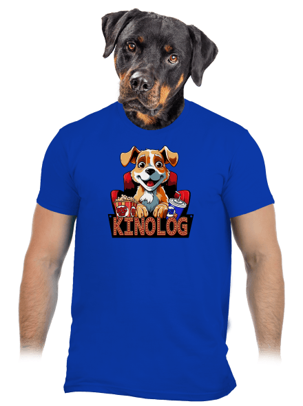 Kinológ pánske tričko Royal Blue