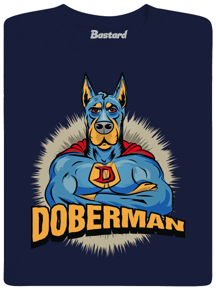 Doberman pánske tričko  Navy