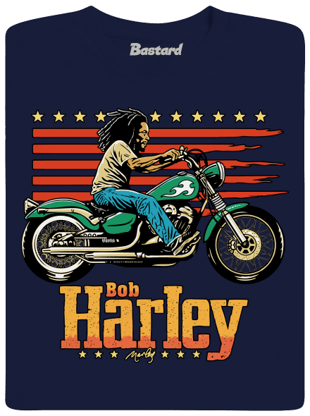 Bob Harley pánske tričko  Navy