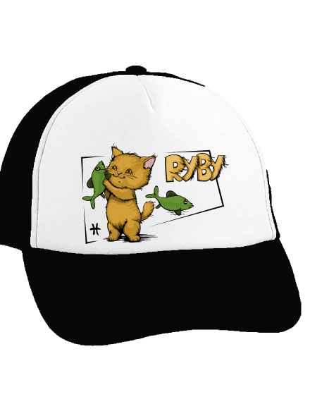 Mačací horoskop: Ryby šiltovka  Black cap