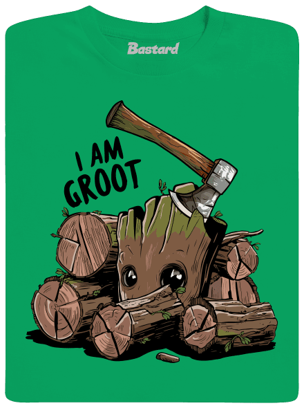 I Am Groot pánske tričko Kelly Green