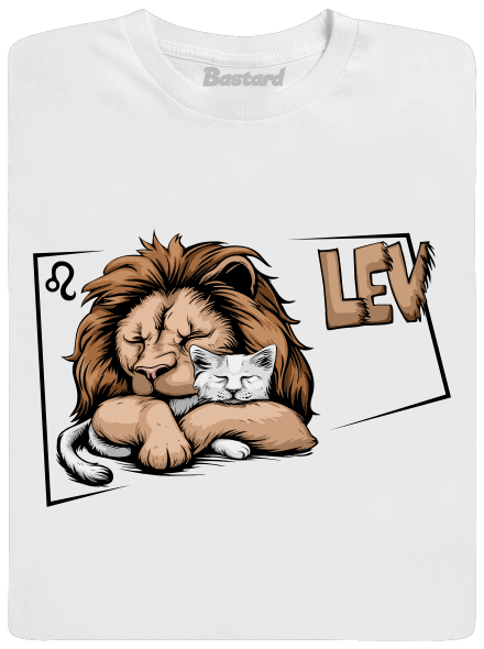 Mačací horoskop: Lev detské tričko  White