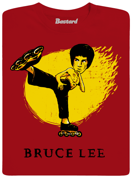 Bruce Lee pánske tričko  Red