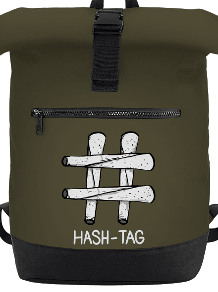 Hash tag batoh  Military Green
