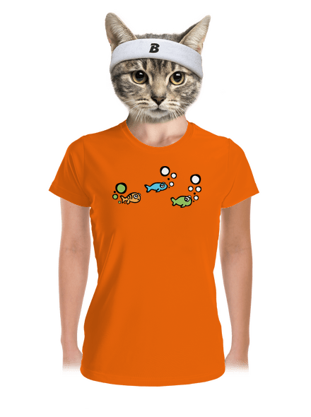 Nehoda dámske športové tričko Neon Orange